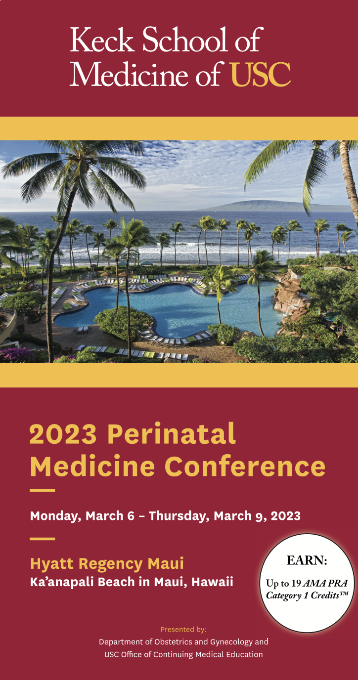 2023 Perinatal Medicine Conference Banner